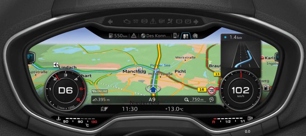 Virtual Cockpit Audi TT