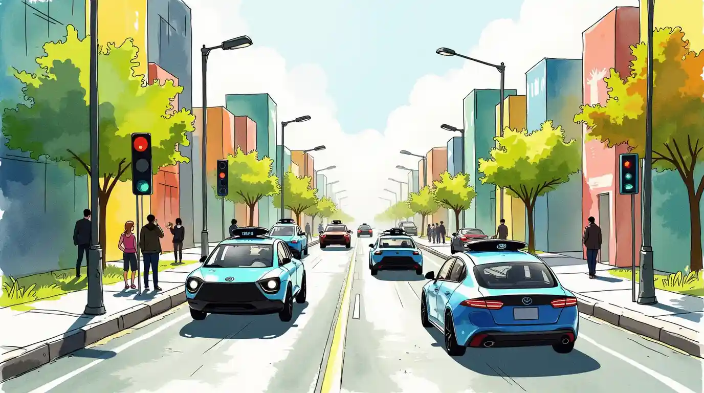 Conduite autonome niveau 2 à 5 autos