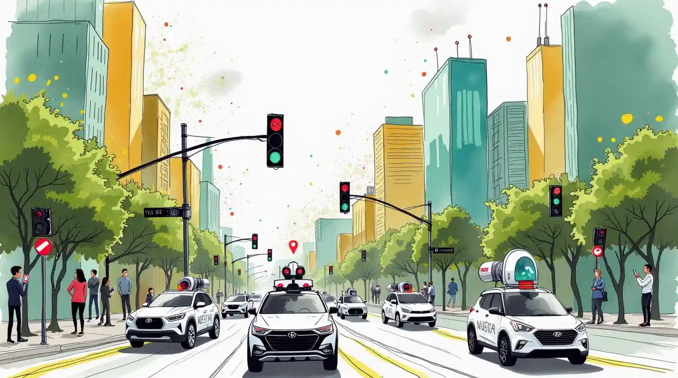 Conduite autonome niveau 2 à 5 voitures
